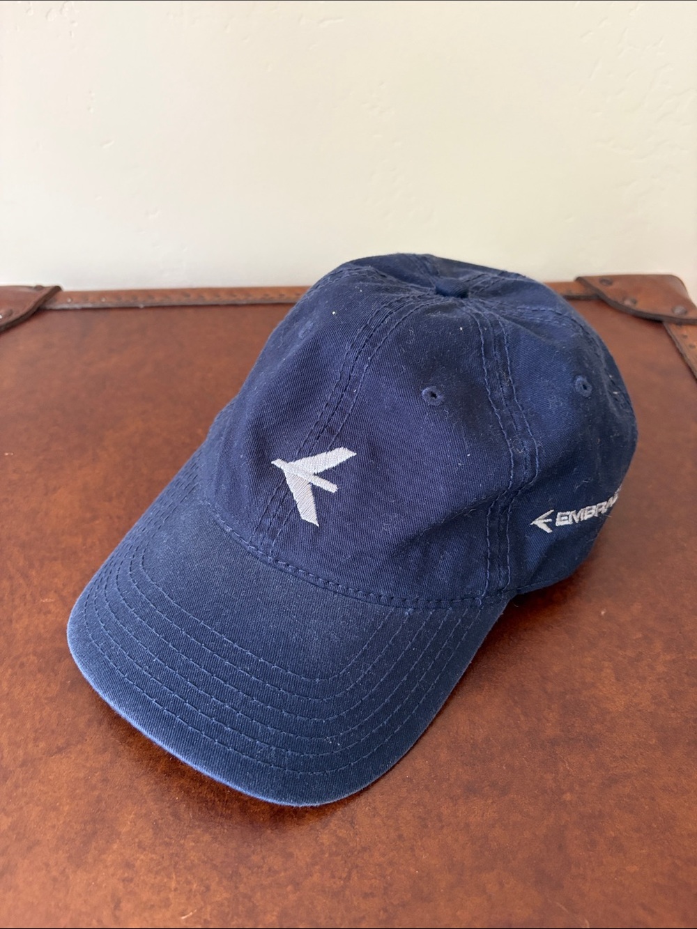 OTTO Navy Blue Embroidered Logo Baseball Cap